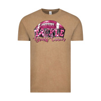 Vintage Coffee Tickle Breast Cancer Football Vintage Tee - FaDigitalArtStudio
