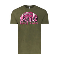 Vintage Olive Tickle Breast Cancer Football Vintage Tee - FaDigitalArtStudio