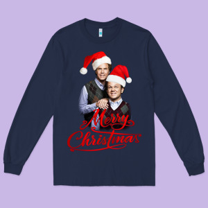 Step Brothers - Merry Christmas - Happy Xmas Long Sleeve Tee Designed By Designefamous