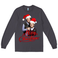Smoke Step Brothers - merry christmas - happy xmas Long Sleeve Tee - DesigneFamous