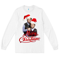 White Step Brothers - merry christmas - happy xmas Long Sleeve Tee - DesigneFamous