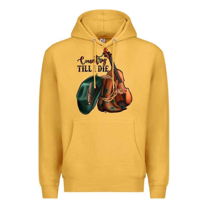 Country Till I Die Premium Hoodie by Jasminsmagicworld | Teevron