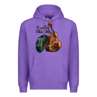 Purple country till i die Premium Hoodie - Jasminsmagicworld