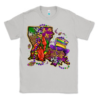 Moon Dust mardi gras louisiana map Classic Tee - OliviaCreatesArt