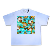 Grape Ice honey bee gnomes seamless pattern Urban Heavy Tee - BundleAndBundleShop