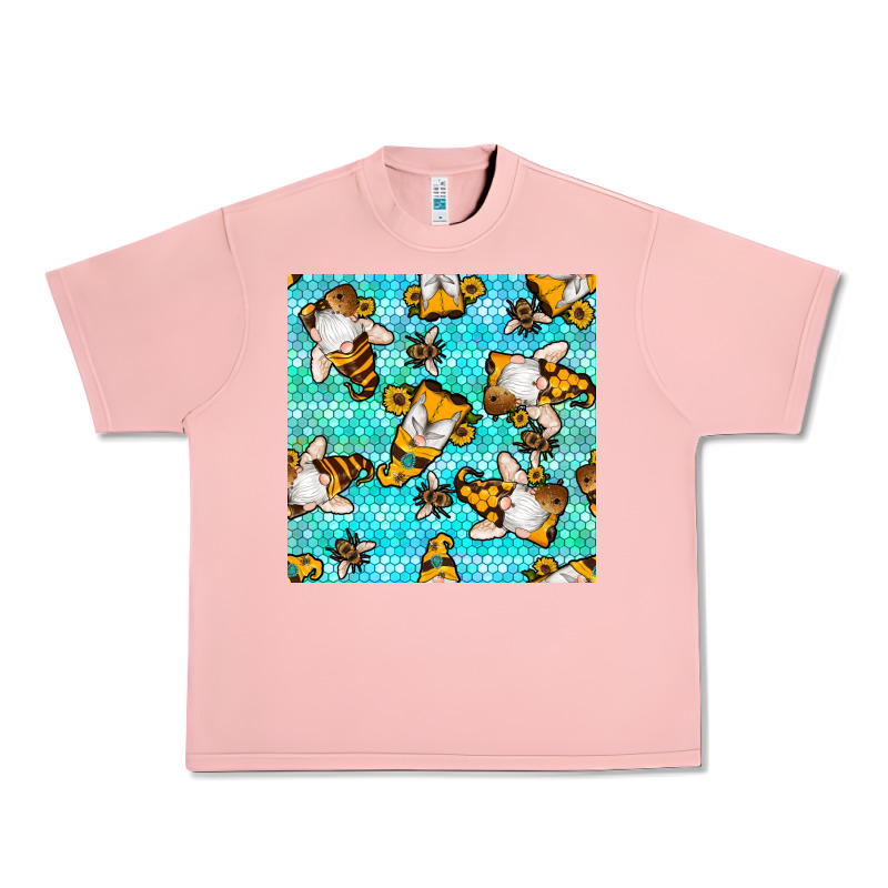 Honey Bee Gnomes Seamless Pattern Urban Heavy Tee by BundleAndBundleShop | Teevron