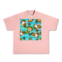 Salmon honey bee gnomes seamless pattern Urban Heavy Tee - BundleAndBundleShop