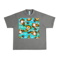 Tornado honey bee gnomes seamless pattern Urban Heavy Tee - BundleAndBundleShop