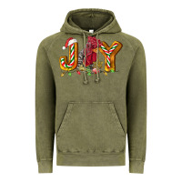 Vintage Olive Joy Rooster Vintage Hoodie - LillyAllenDesigns