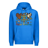 True Royal autism awareness leopard cowhide herts puzzle Premium Hoodie - Artiststas
