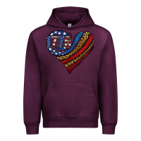 Mauve Wine american western leopard flag heart Urban Hoodie - Jasminsmagicworld