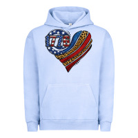 Pigment Grape Ice american western leopard flag heart Urban Hoodie - Jasminsmagicworld