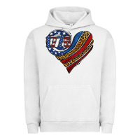 Pigment Lunar Rock american western leopard flag heart Urban Hoodie - Jasminsmagicworld