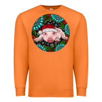 Carrot Baby Pig Christmas Premium Sweatshirt - RanaPortraitStore