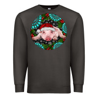 Smoke Baby Pig Christmas Premium Sweatshirt - RanaPortraitStore