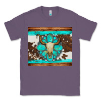 Lavender bull skull and turquoise cowhide tumbler Classic Tee - Artiststas