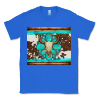 True Royal bull skull and turquoise cowhide tumbler Classic Tee - Artiststas
