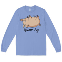 Colony Blue Spider Pig Long Sleeve Tee - DesigneFamous