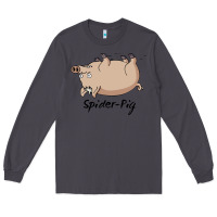 Smoke Spider Pig Long Sleeve Tee - DesigneFamous