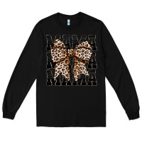 Black mama leopard Long Sleeve Tee - CowhideDigitalArt