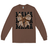 Chestnut mama leopard Long Sleeve Tee - CowhideDigitalArt