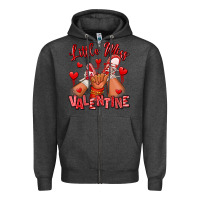 Charcoal Heather little miss valentine afro kid sneakers Zipper Hoodie - RanaPortraitStore