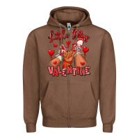 Chestnut little miss valentine afro kid sneakers Zipper Hoodie - RanaPortraitStore