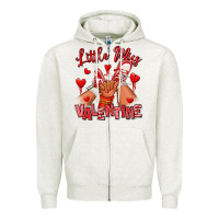 Oatmeal Heather little miss valentine afro kid sneakers Zipper Hoodie - RanaPortraitStore