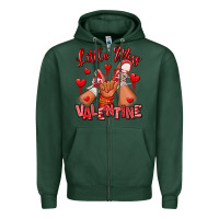 Sports Green little miss valentine afro kid sneakers Zipper Hoodie - RanaPortraitStore