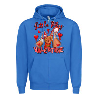 True Royal little miss valentine afro kid sneakers Zipper Hoodie - RanaPortraitStore