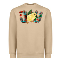 Mushroom Christmas Joy With Chick Heavyweight Sweatshirt - RanaPortraitStore