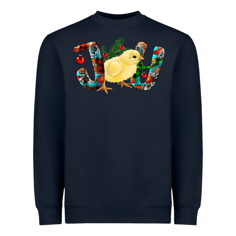 Christmas Joy With Chick Heavyweight Sweatshirt by RanaPortraitStore | Teevron