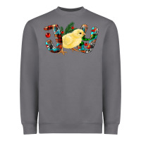 Storm Christmas Joy With Chick Heavyweight Sweatshirt - RanaPortraitStore