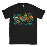 Black peace love thunderbird Classic Tee - OliviaCreatesArt