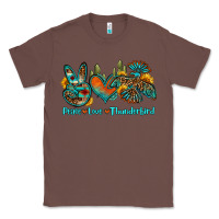 Chestnut peace love thunderbird Classic Tee - OliviaCreatesArt
