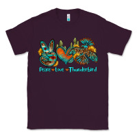 Plum peace love thunderbird Classic Tee - OliviaCreatesArt