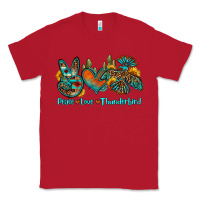 Red peace love thunderbird Classic Tee - OliviaCreatesArt