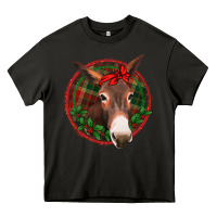 Asphalt Christmas donkey with bandana Heavy Core Tee - Jasminsmagicworld
