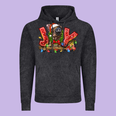 Joy Pig Vintage Hoodie Designed By Lillyallendesigns