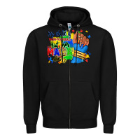 Black my child is non verbal but her mama aint afro hand rana Zipper Hoodie - RanaPortraitStore