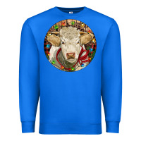 True Royal Charolais Heifer Christmas Premium Sweatshirt - RanaPortraitStore
