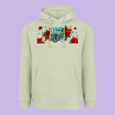 Viva Mexico Long Live Mexico Heavyweight Hoodie Designed By Jasminsmagicworld
