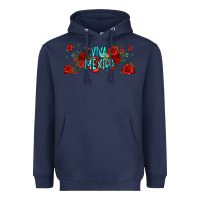 Navy viva mexico long live mexico Heavyweight Hoodie - Jasminsmagicworld