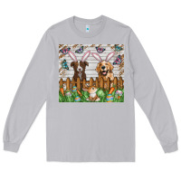 Moon Dust Easter Dog Long Sleeve Tee - CowhideDigitalArt