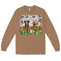 Toasted Coconut Easter Dog Long Sleeve Tee - CowhideDigitalArt