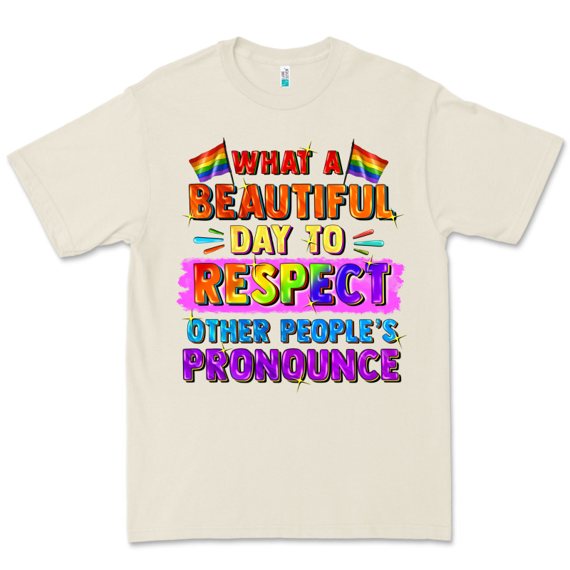 What A Beautiful Day To Respect Other People Premium Tee by FaDigitalArtStudio | Teevron