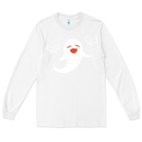 White genshin impact hu tao  spirit ghost art lightweight Long Sleeve Tee - DesigneFamous