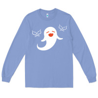 Colony Blue genshin impact hu tao  spirit ghost art lightweight Long Sleeve Tee - DesigneFamous