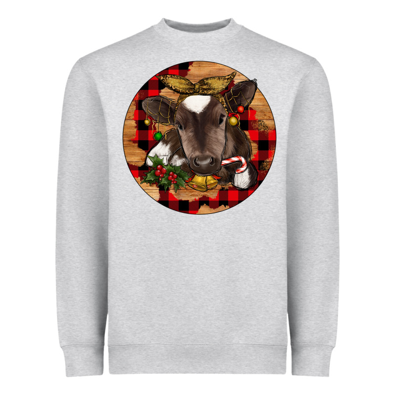 Christmas Baby Cow Heavyweight Sweatshirt by RanaPortraitStore | Teevron