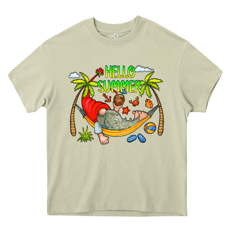 Hello Summer Heavy Core Tee by CowCowDesign | Teevron